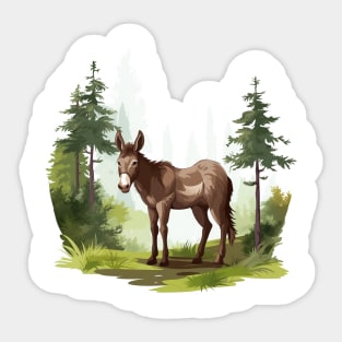 Little Donkey Sticker